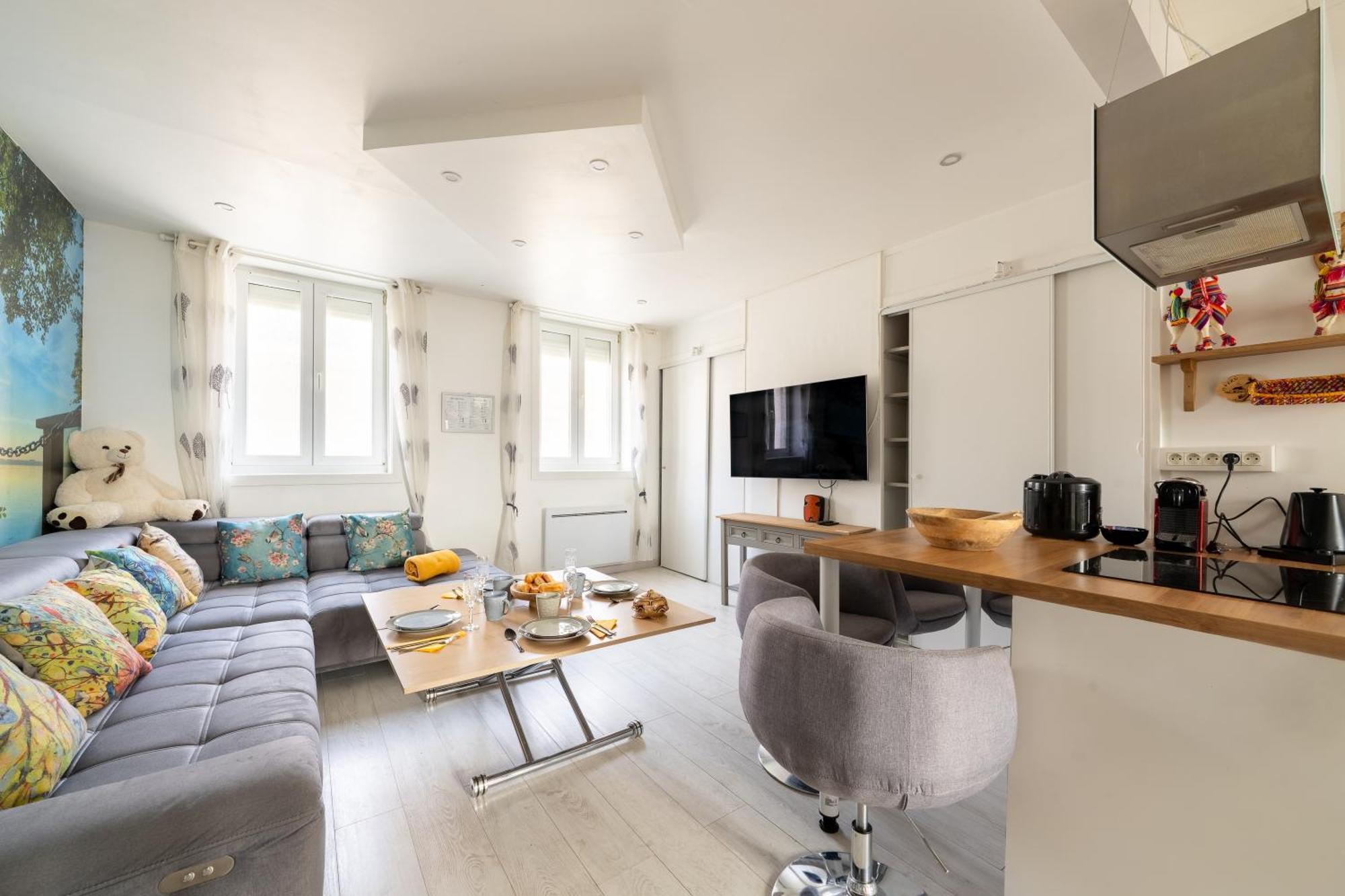 Casa Inca Calais - Duplex Soleil Latino - Parking Free, Station Lejlighed Eksteriør billede