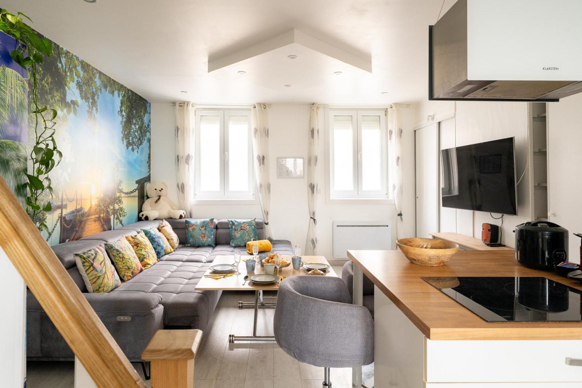 Casa Inca Calais - Duplex Soleil Latino - Parking Free, Station Lejlighed Eksteriør billede