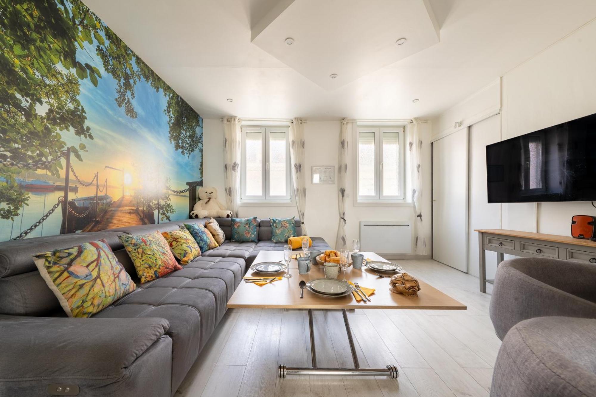 Casa Inca Calais - Duplex Soleil Latino - Parking Free, Station Lejlighed Eksteriør billede