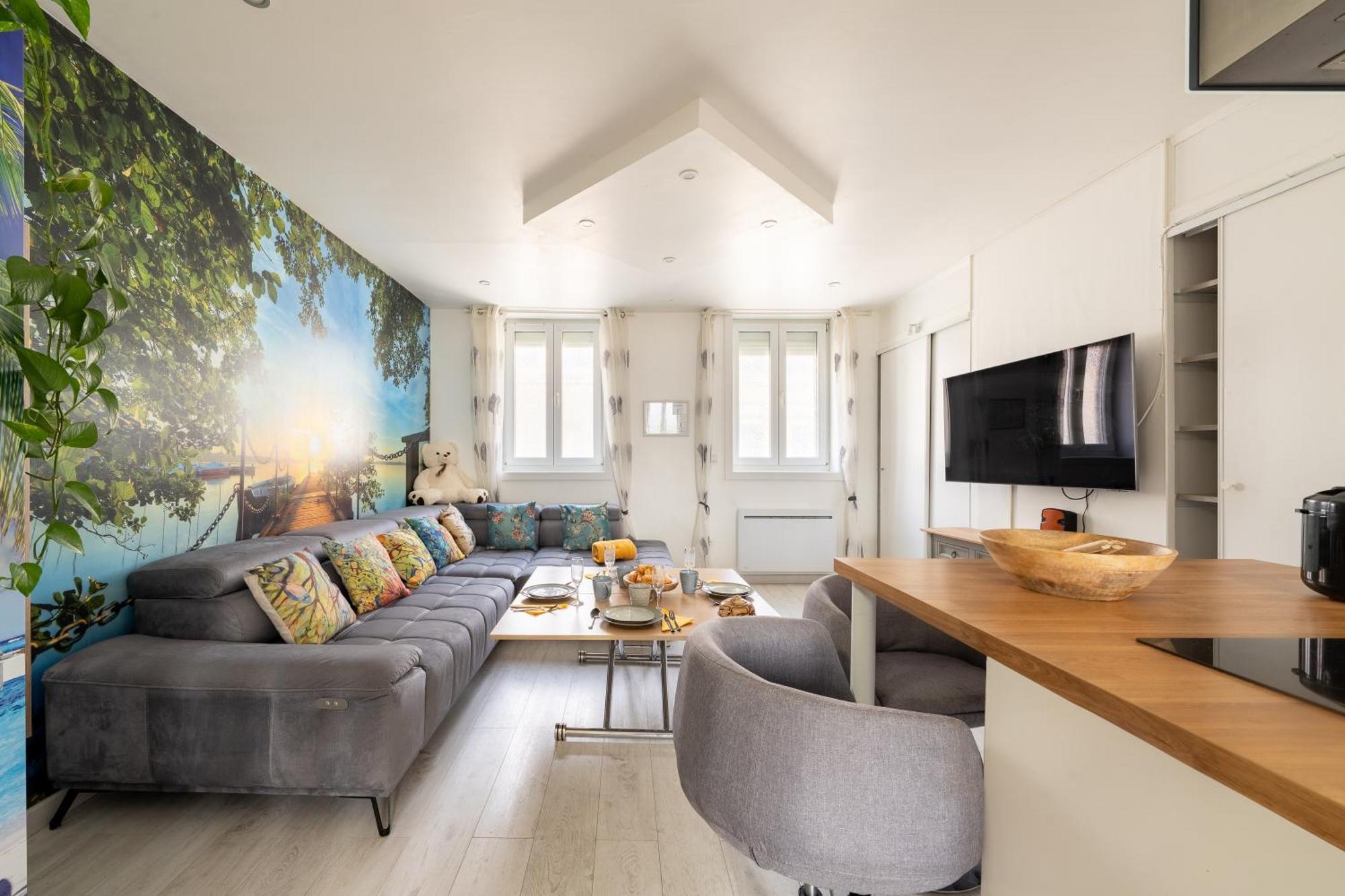 Casa Inca Calais - Duplex Soleil Latino - Parking Free, Station Lejlighed Eksteriør billede